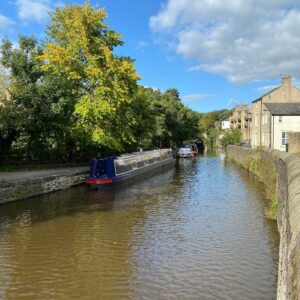skipton canal cruise with fish and chips